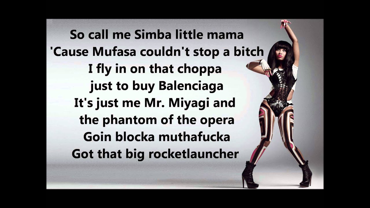 Massive attack – Nicki Minaj ft. Sean Garrett. Lyrics HD